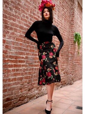 NWT Eva Franco Lucilla Skirt - Gypsy Rose - sz 10